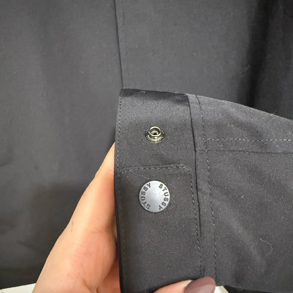 BNWOT Stussy Men's Black Windbreaker Jacket - Picture 7 of 11
